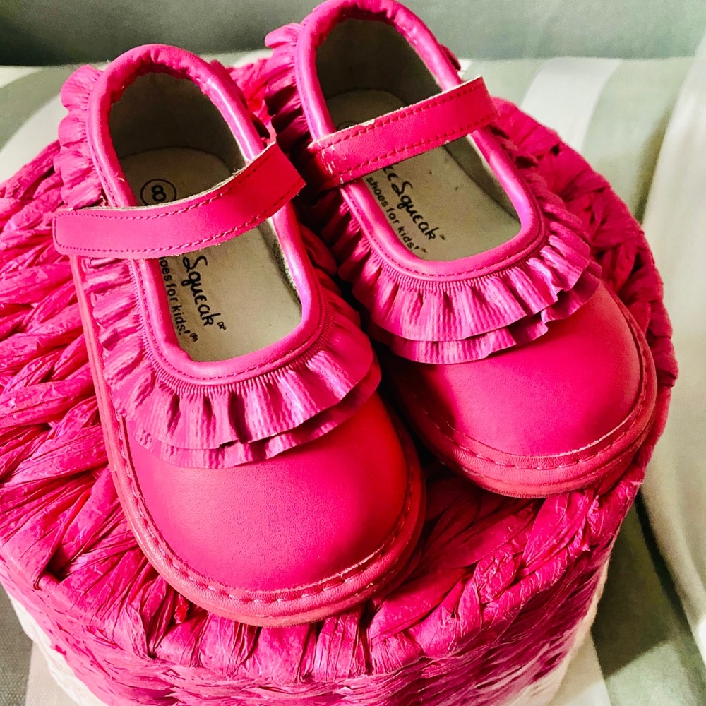 ☀️Wee Squeak size 8 Pink Ruffle☀️